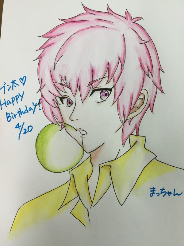 丸井ブン太誕生絵
