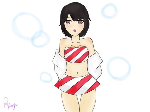 水着女子