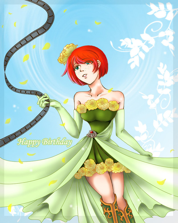 小泉さん誕生日イラスト