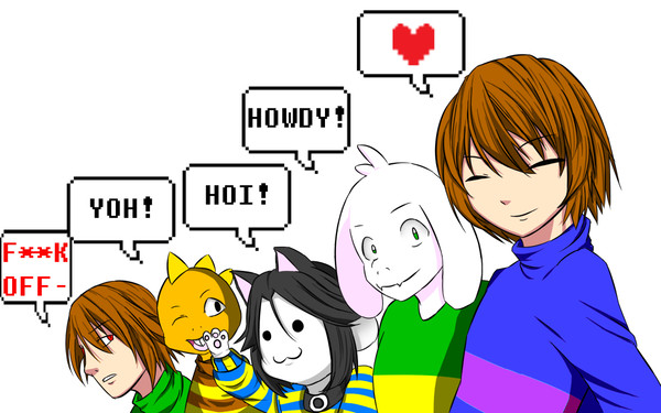 how undertale friends greet