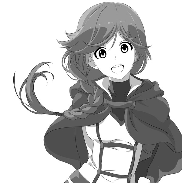 グレスケで描いてみた（ トレス ）