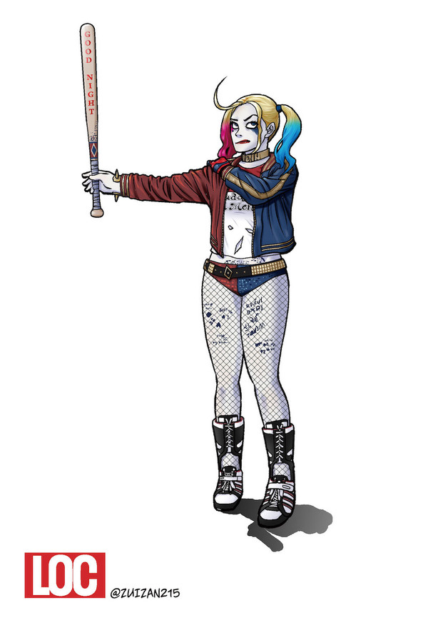 ハーレイクイン　ファンアート完成版