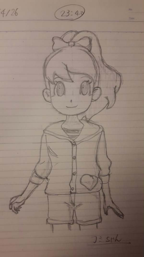 2016/4/26 『フミちゃん模写』