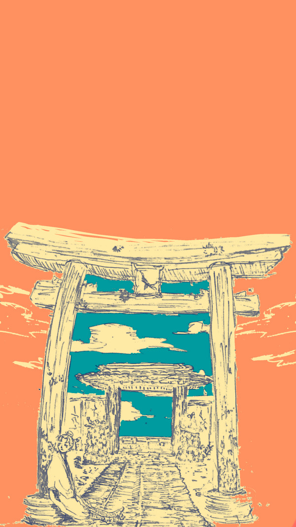 天国へと続く道