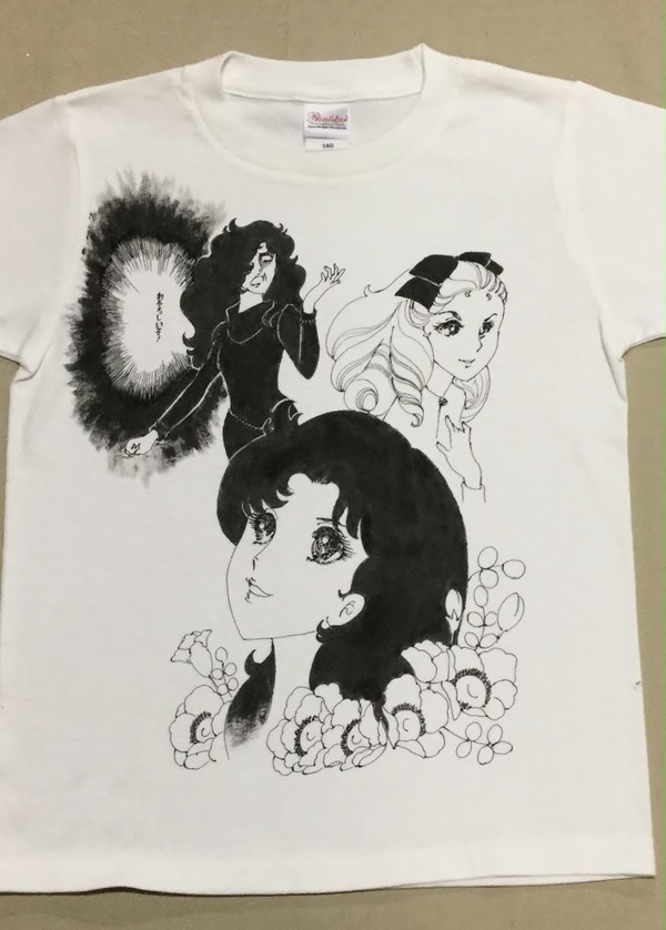 Ｔシャツに「ガラスの仮面」を描いてみた