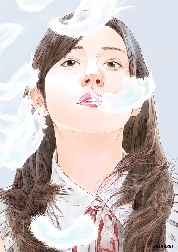 木村文乃ちゃんを描いてみました。