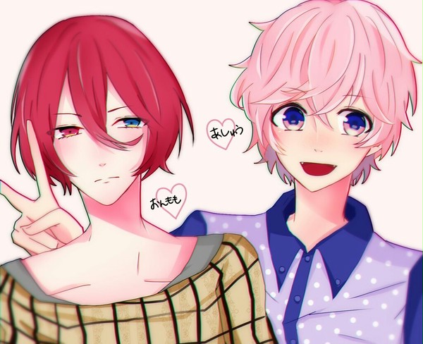 赤とピンク