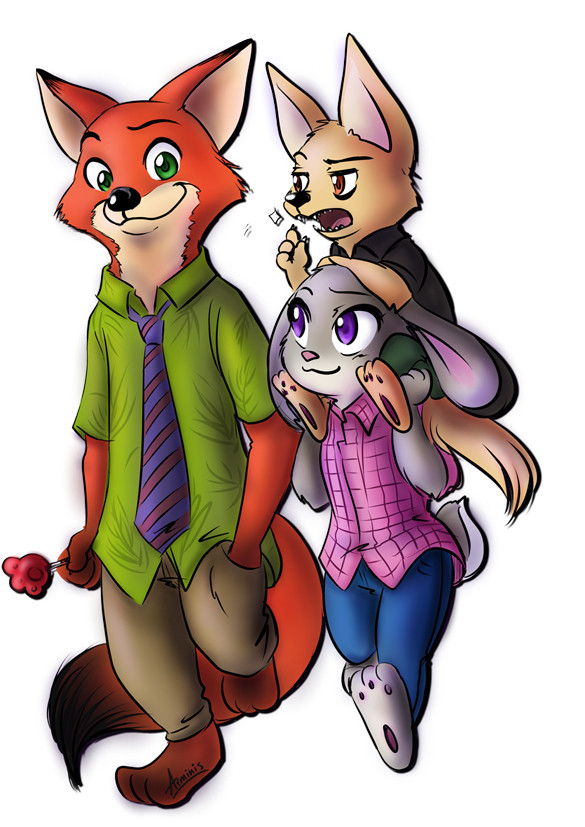 Nick, Judy and Finnick