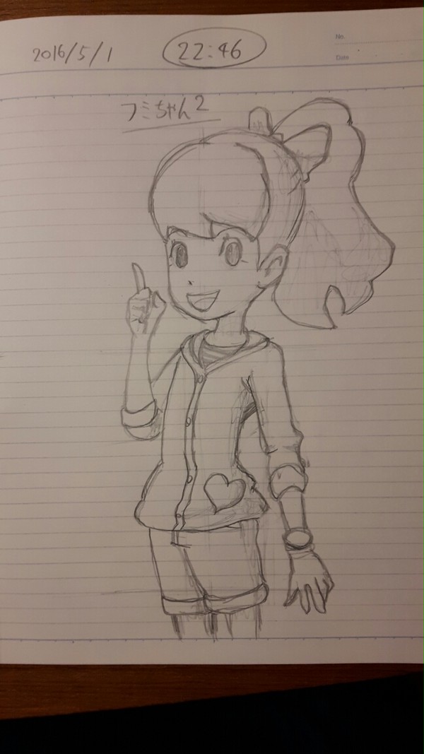 2016/5/1 『フミちゃん模写2』