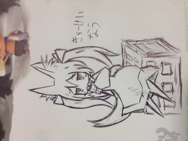 休み時間に久々にラクガキ