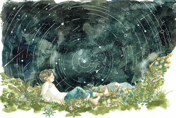 高原の天体ショー