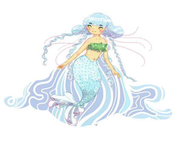 Jellyfish mermaid