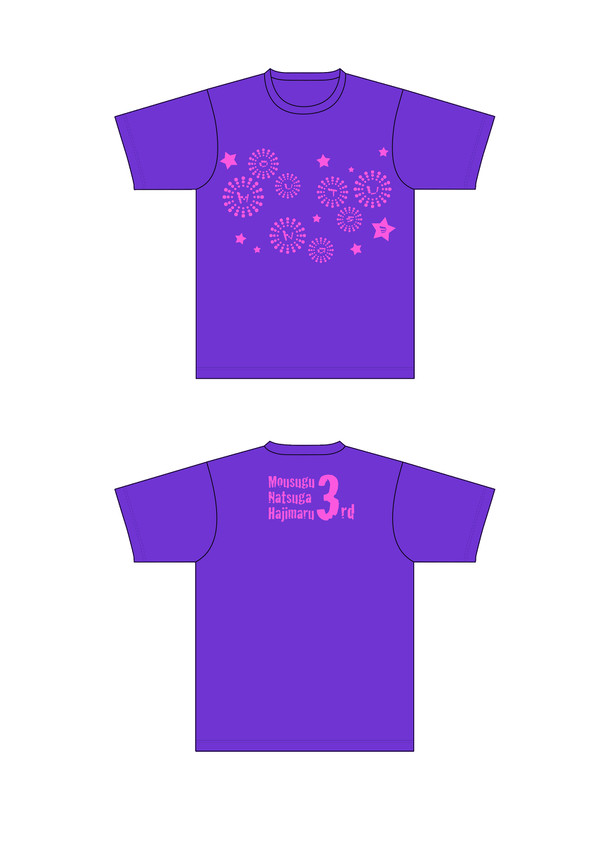 【もうすぐ、夏がはじまる。３回戦】イベント記念グッズ（Tシャツ）