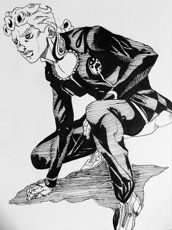 ジョルノ.ジョバーナ 模写