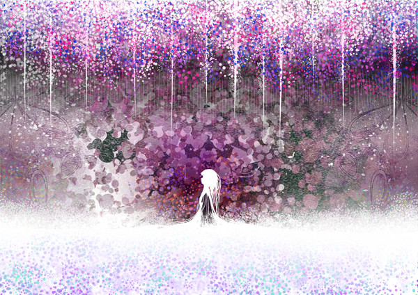 藤の咲く夜
