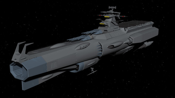 宇宙戦艦ヤマト2　宇宙空母_リメイク(モデリング完了)