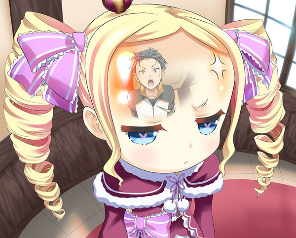 ベアトリスちゃんのおでこ