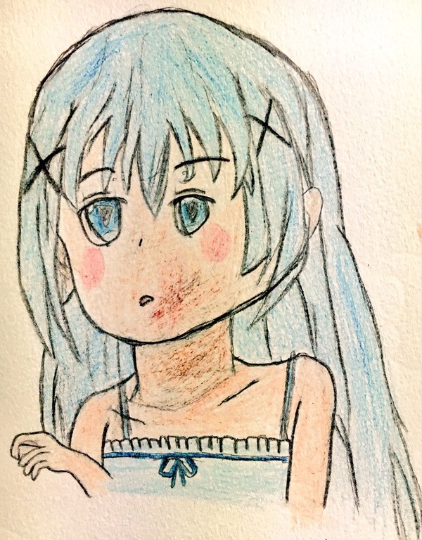 画力無しの難民がチノちゃん描いてみた。