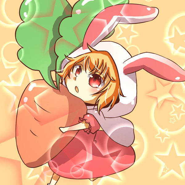にんじんうさぎさん【フリーアイコン】