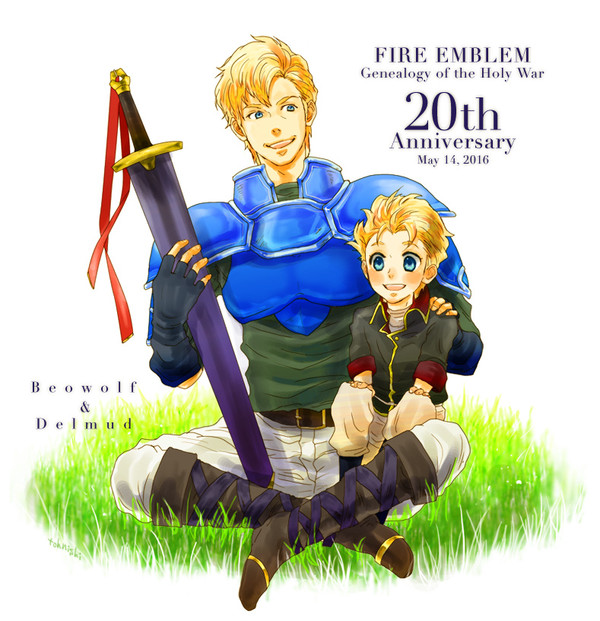 【FE聖戦20周年企画】ベオウルフ、デルムッド親子