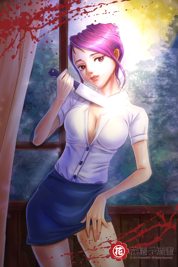 @花櫃子插畫-二次創作-the coma