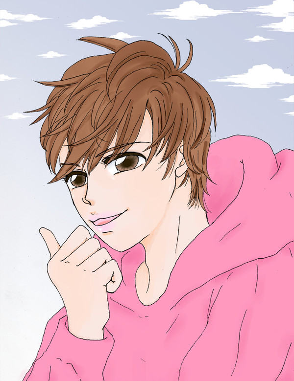 自分絵でトッティを描いてみた♪