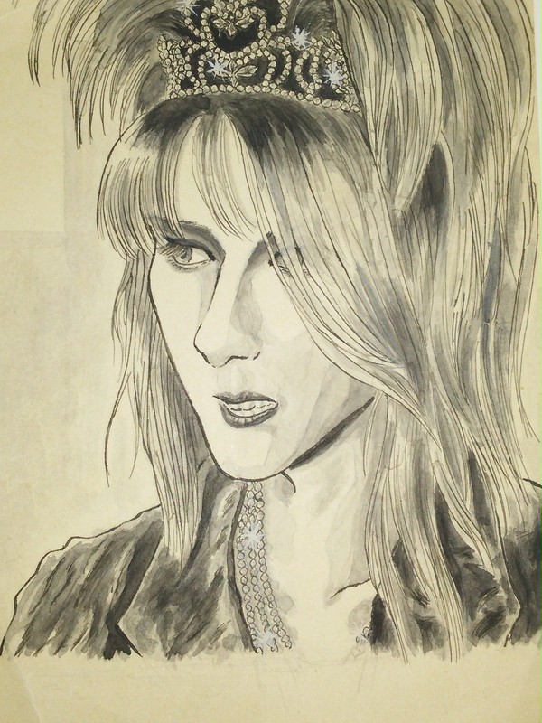 昔描いたYOSHIKI
