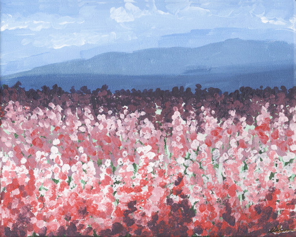 春日の花田