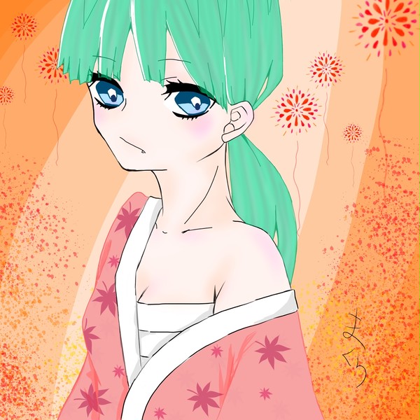 和服女子