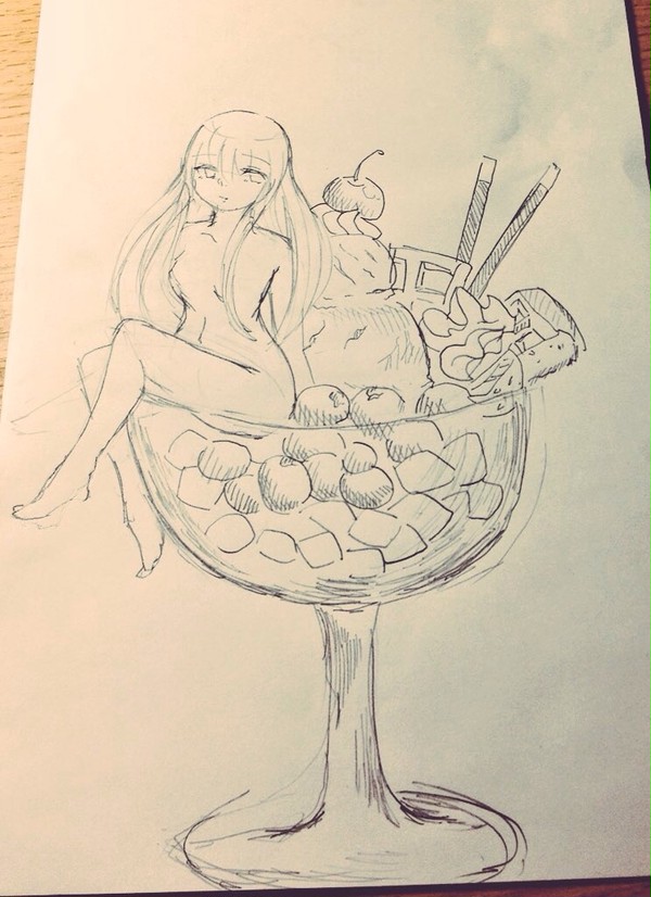 パフェがおいしかったんですよ