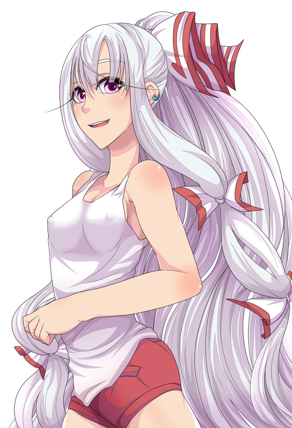 タンクトップ妹紅。