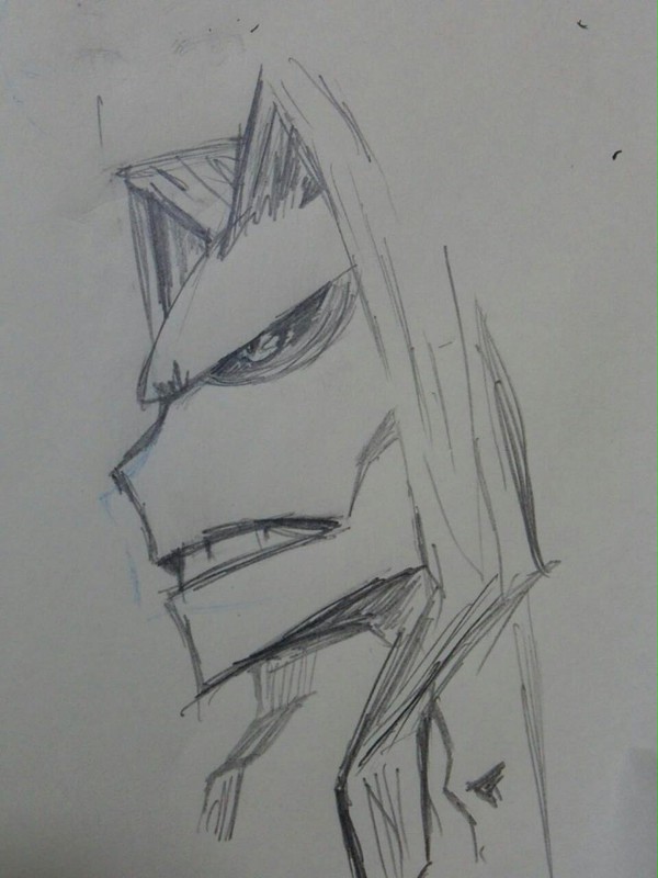 初描き