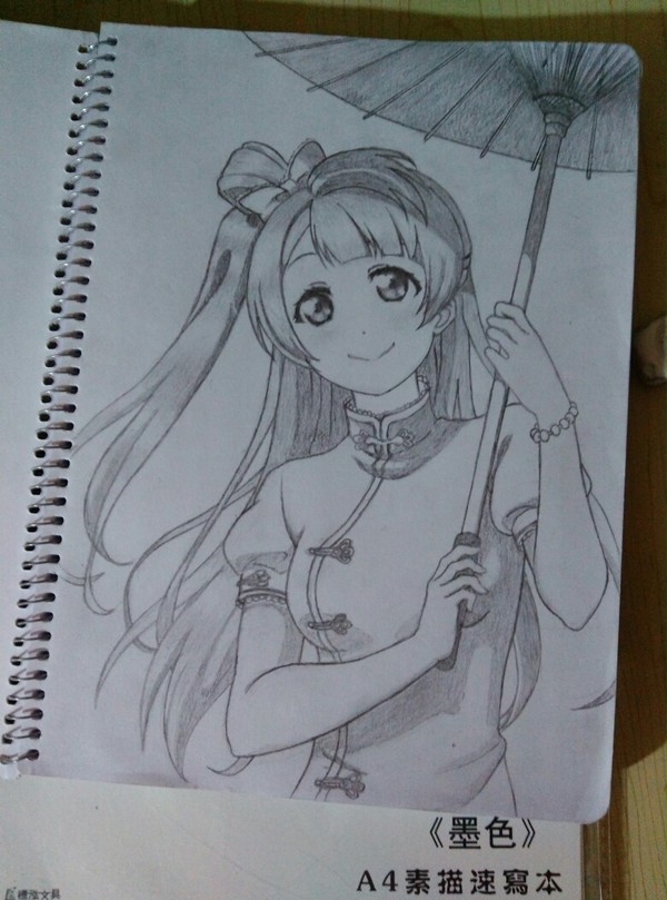 临摹旗袍南小鸟