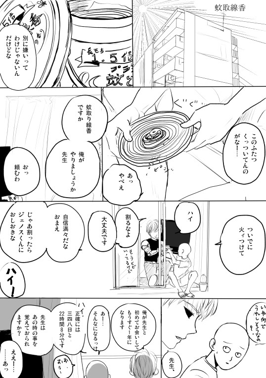 ジェノサイまんが・蚊取線香と誤解