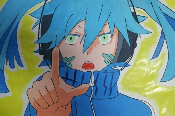 描いて塗ってみた