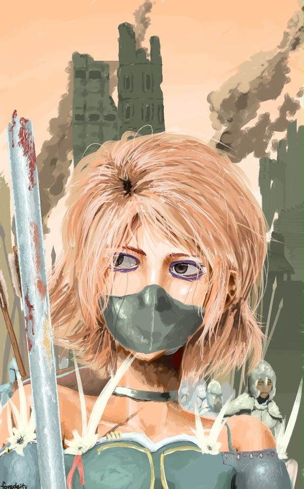 Horsewoman of war