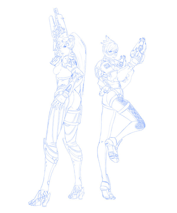 Widowmaker and Tracer