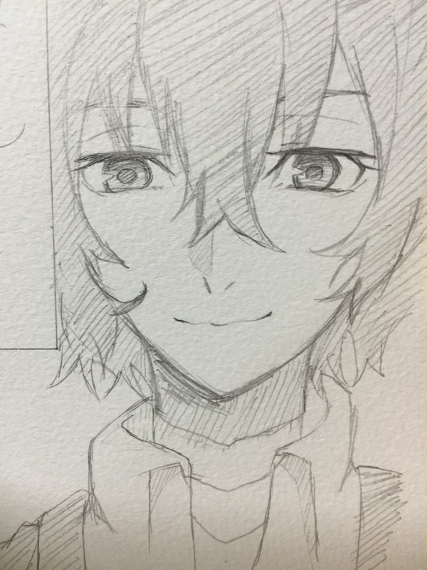 太宰治/10分下手模写