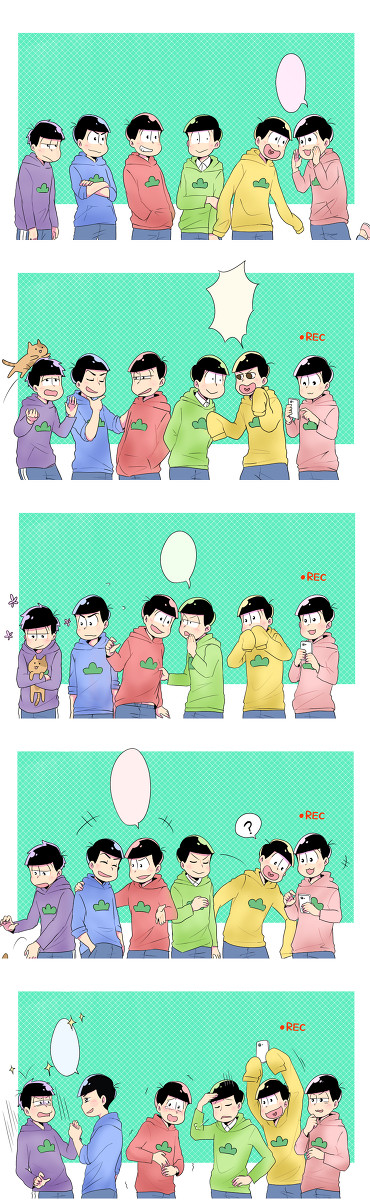 [漫画]六つ子のお誕生日