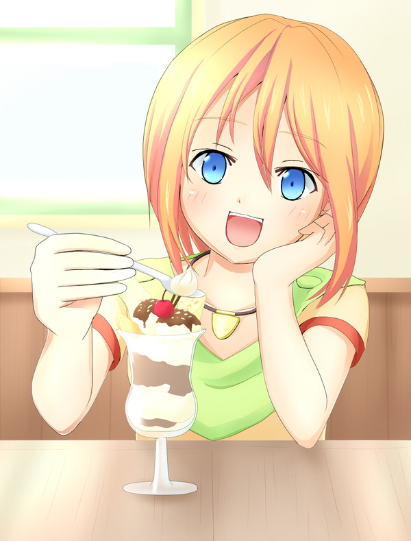 「はい、あーんっ」