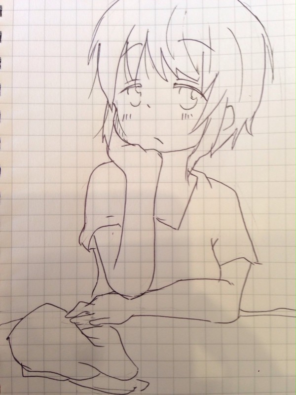 一休みの女の子