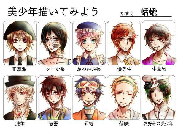 美少年描いてみよう