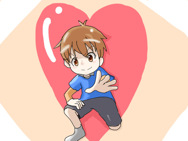 手をさし伸ばしています　※ハンドパワーではありません