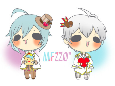 アイナナ MEZZO" バレンタイン衣装が可愛すぎて描いてみた