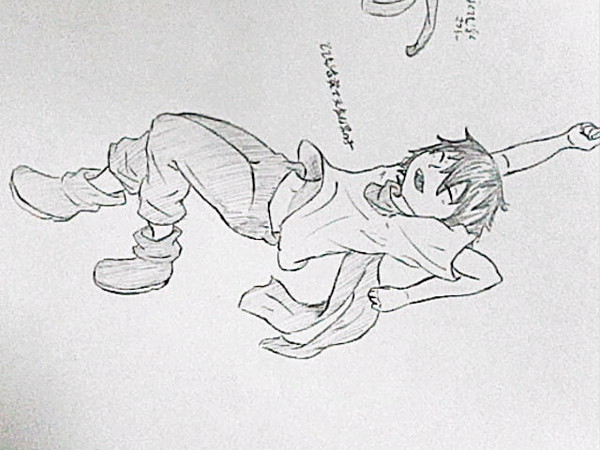 ミイホン擬人化アナログ落書き数枚