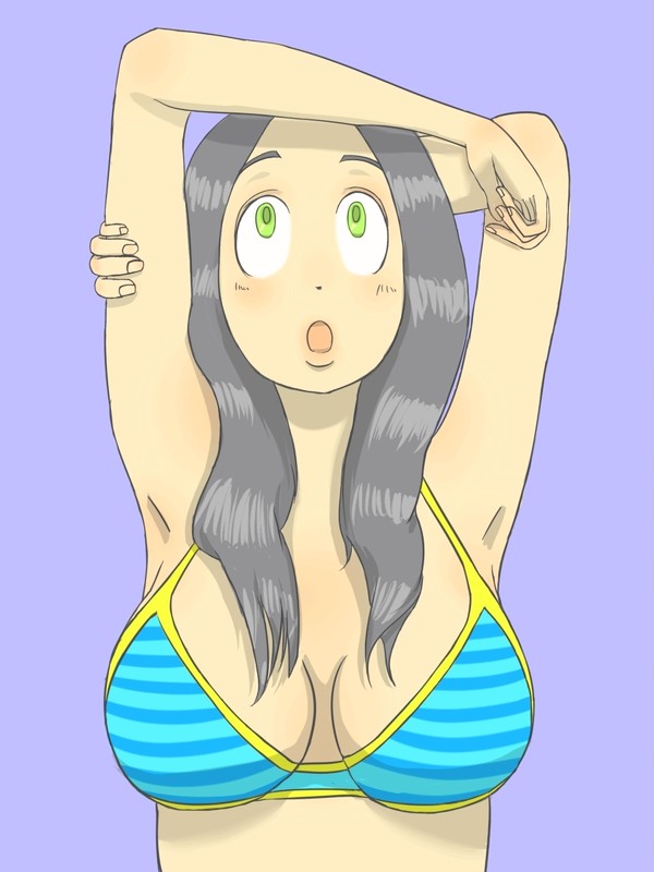 水着おねえさん