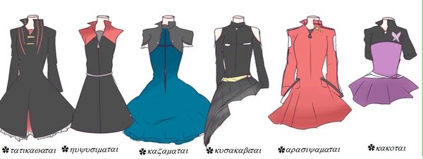 隊服イメージワンピ