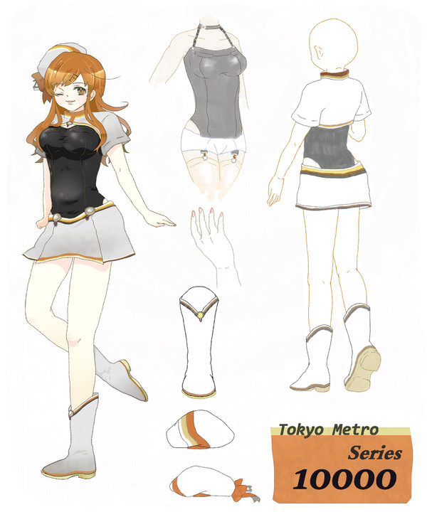 【車両擬人化】東京メトロ10000系
