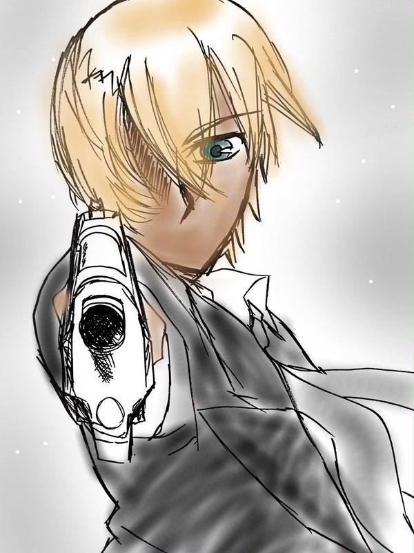 降谷さんラフ描き