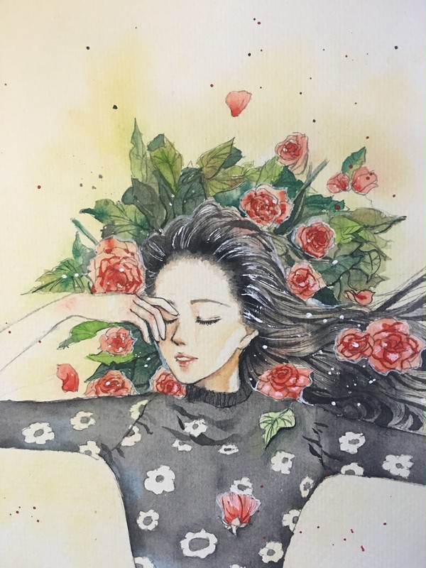 花和少女